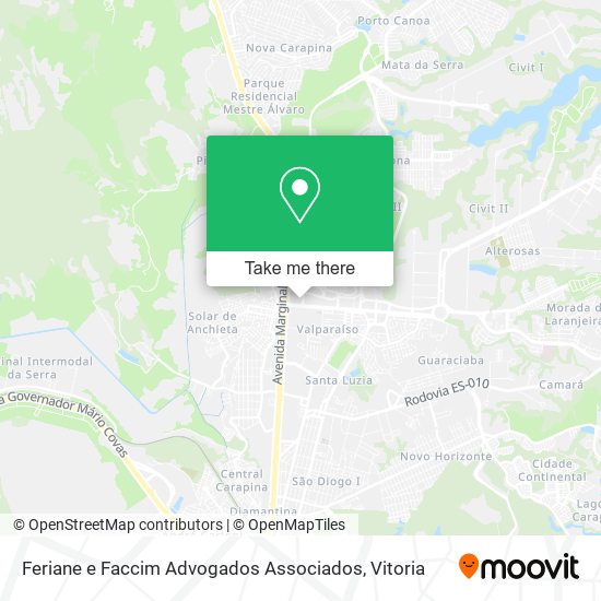 Feriane e Faccim Advogados Associados map
