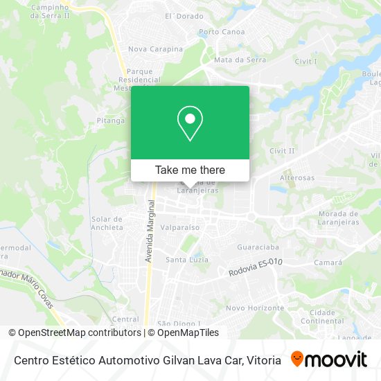 Centro Estético Automotivo Gilvan Lava Car map