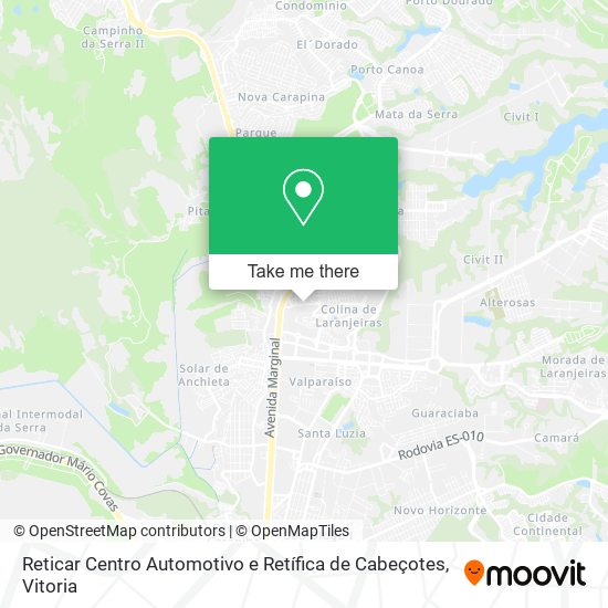 Reticar Centro Automotivo e Retífica de Cabeçotes map