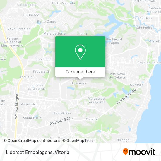 Liderset Embalagens map