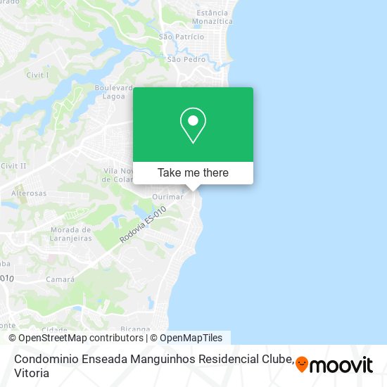 Condominio Enseada Manguinhos Residencial Clube map