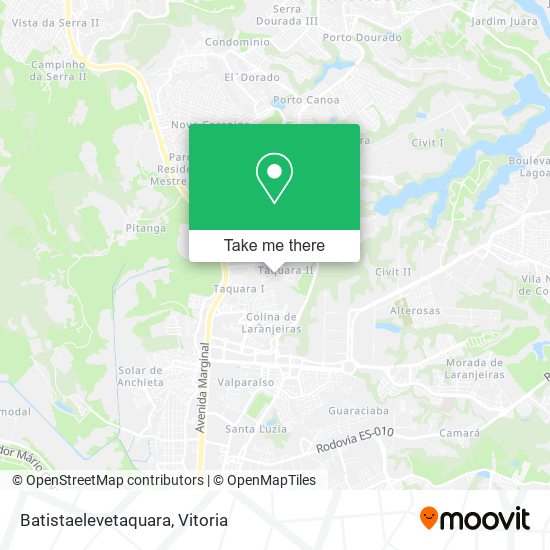 Batistaelevetaquara map