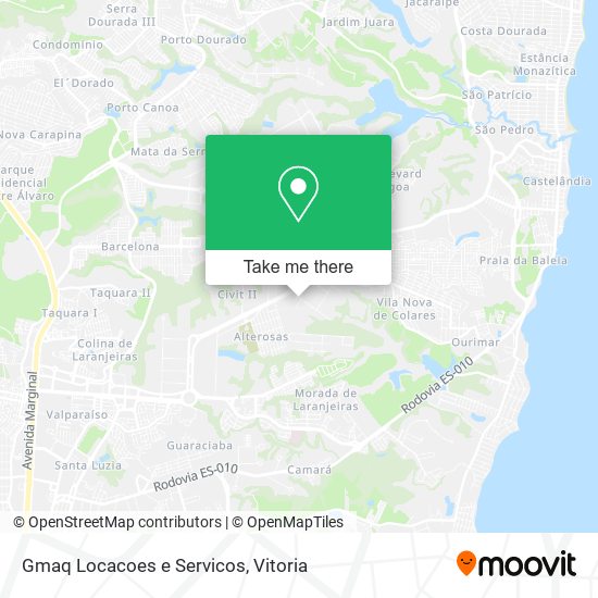 Gmaq Locacoes e Servicos map