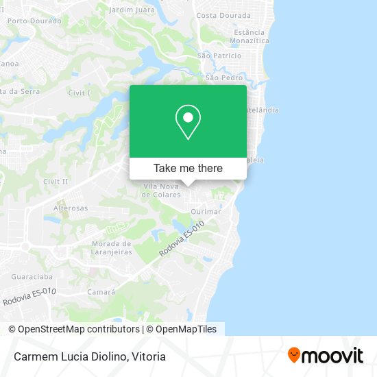 Carmem Lucia Diolino map