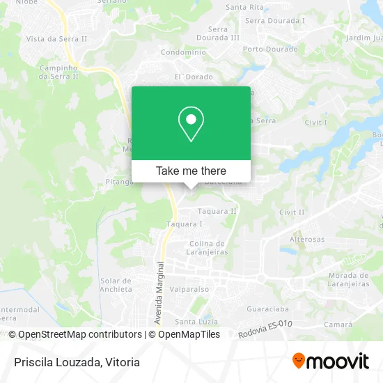 Priscila Louzada map