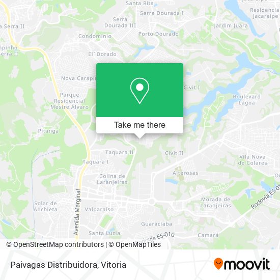 Paivagas Distribuidora map