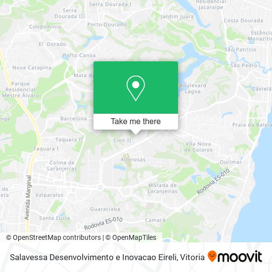 Salavessa Desenvolvimento e Inovacao Eireli map