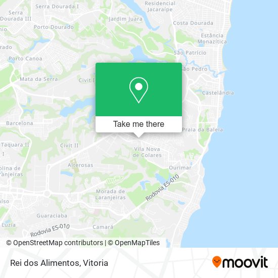 Rei dos Alimentos map