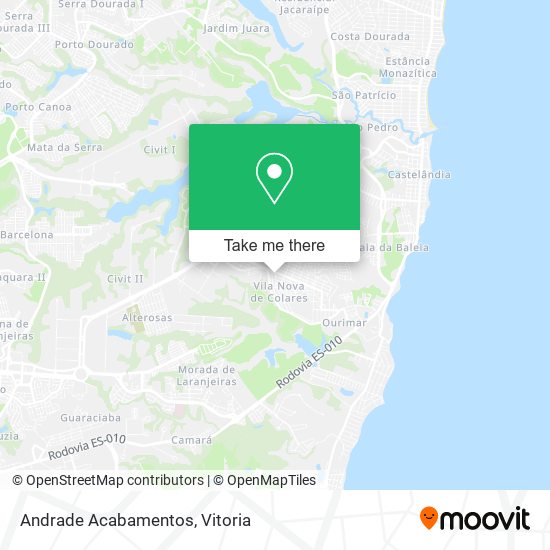 Andrade Acabamentos map