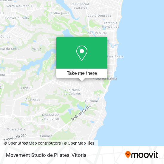 Movement Studio de Pilates map