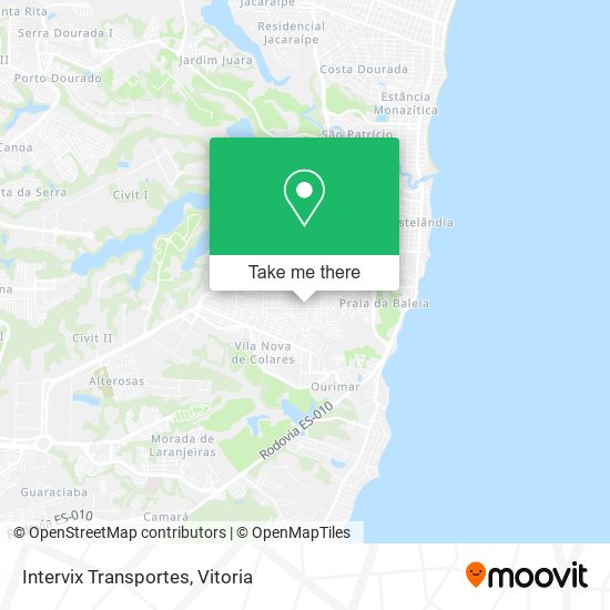 Intervix Transportes map