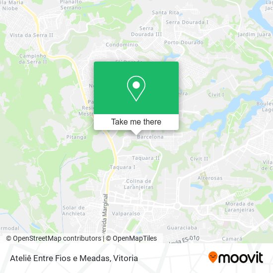 Ateliê Entre Fios e Meadas map