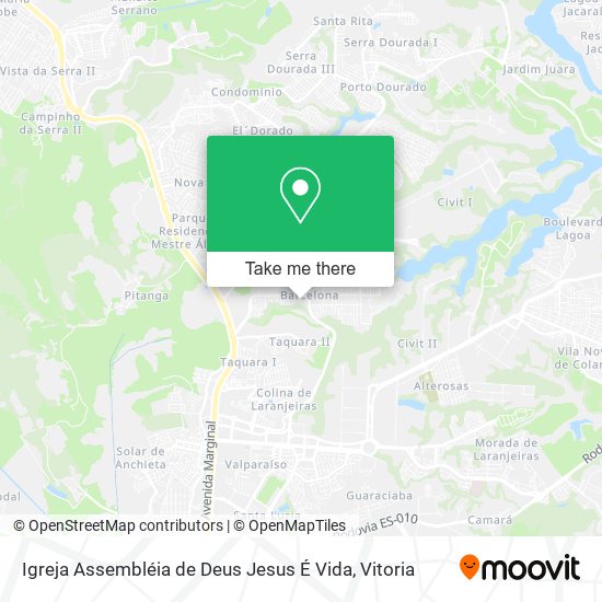 Igreja Assembléia de Deus Jesus É Vida map