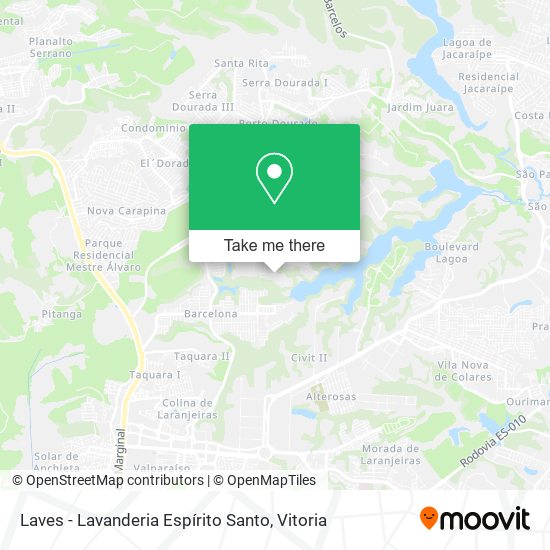 Laves - Lavanderia Espírito Santo map