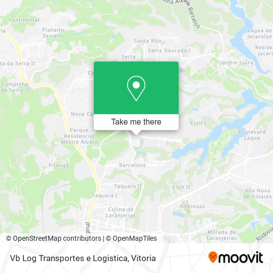 Vb Log Transportes e Logistica map
