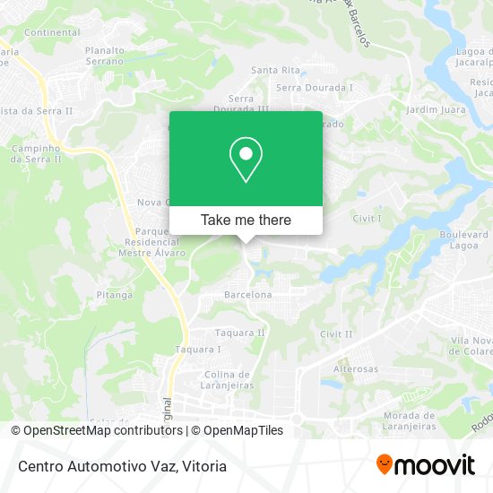 Centro Automotivo Vaz map