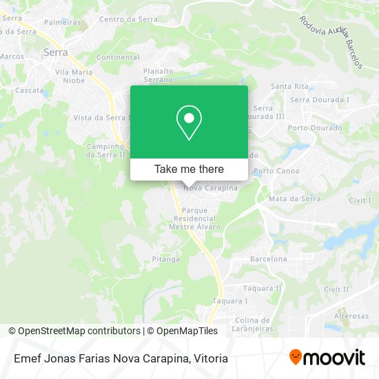 Emef Jonas Farias Nova Carapina map