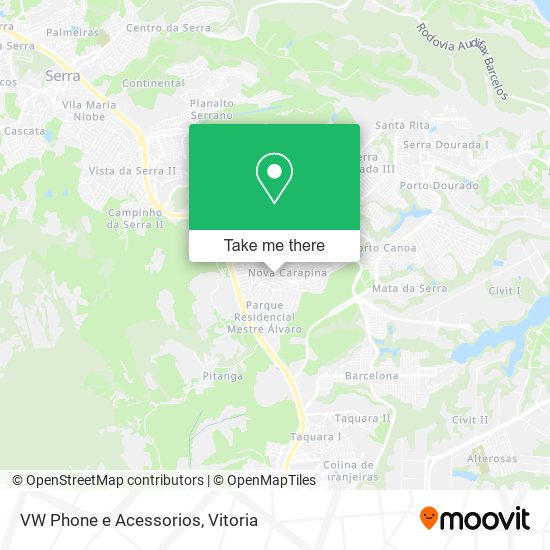 VW Phone e Acessorios map