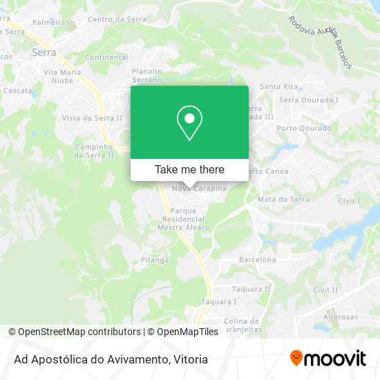 Ad Apostólica do Avivamento map
