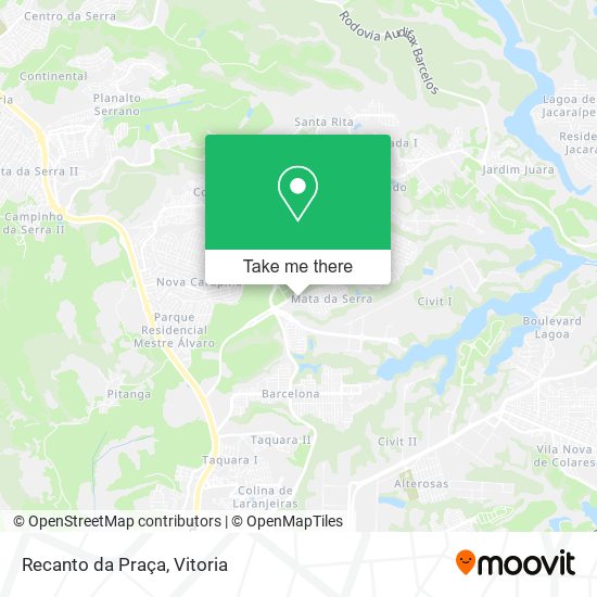 Recanto da Praça map