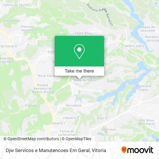 Djw Servicos e Manutencoes Em Geral map