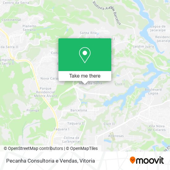 Pecanha Consultoria e Vendas map