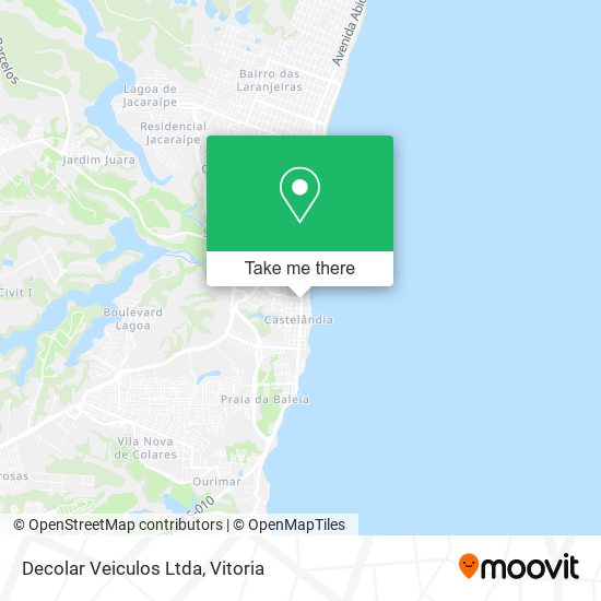 Decolar Veiculos Ltda map