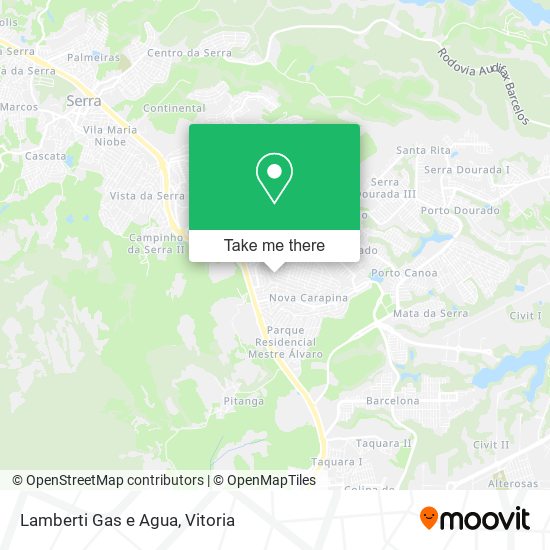 Lamberti Gas e Agua map
