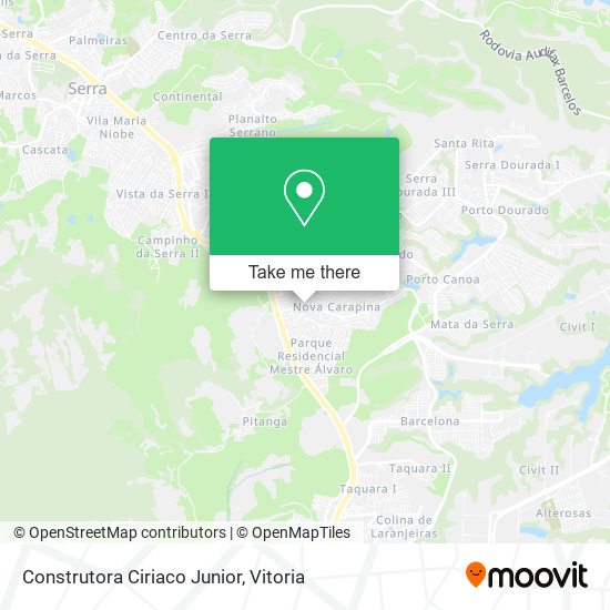 Construtora Ciriaco Junior map