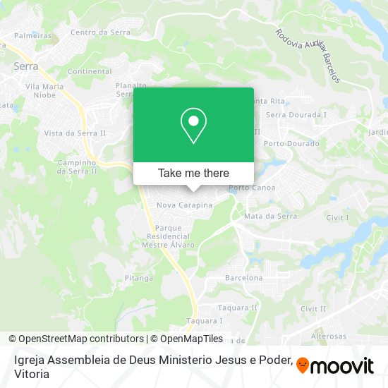 Igreja Assembleia de Deus Ministerio Jesus e Poder map