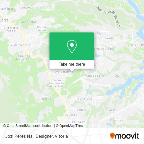 Jozi Peres Nail Designer map