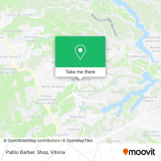 Pablo Barber. Shop map