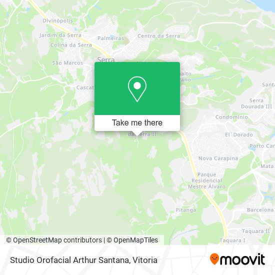 Studio Orofacial Arthur Santana map