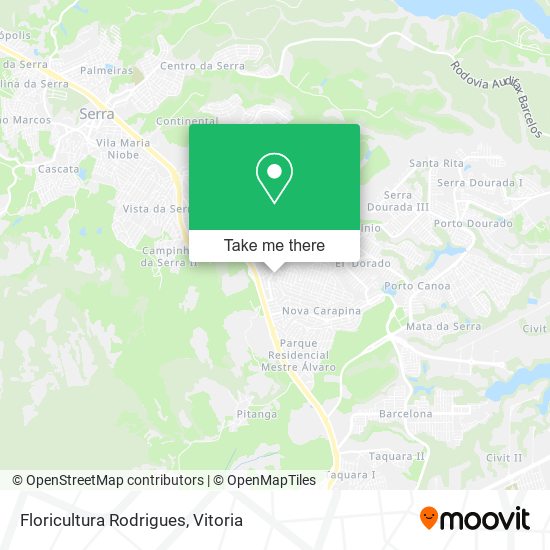 Floricultura Rodrigues map