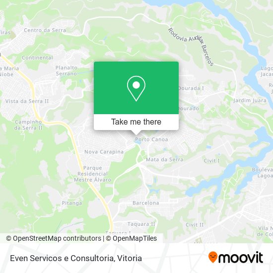 Even Servicos e Consultoria map