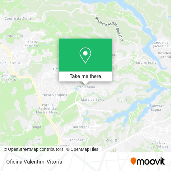 Oficina Valentim map