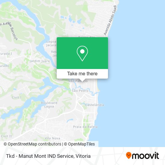 Tkd - Manut Mont IND Service map