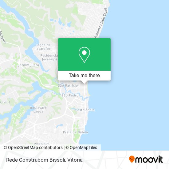 Rede Construbom Bissoli map