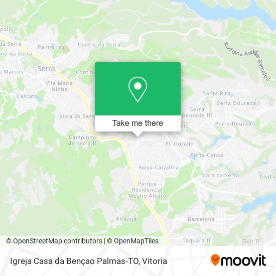 Igreja Casa da Bençao Palmas-TO map