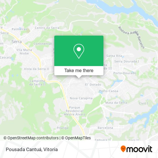 Pousada Cantuá map
