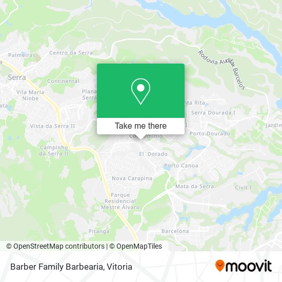 Barber Family Barbearia map