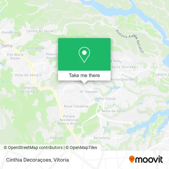 Cinthia Decoraçoes map