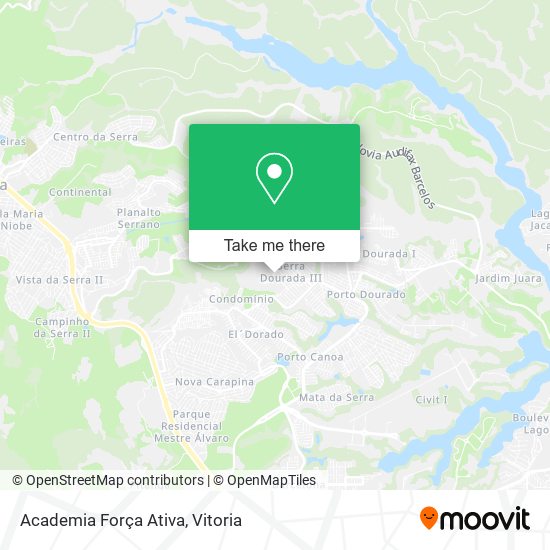 Academia Força Ativa map