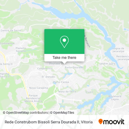Rede Construbom Bissoli Serra Dourada II map