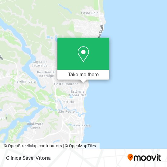 Clínica Save map