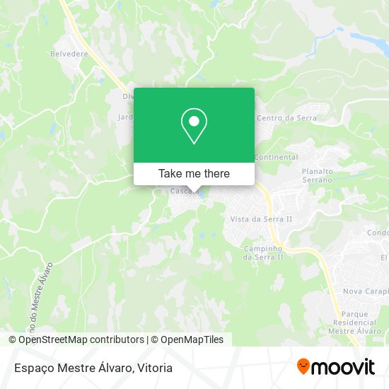 Espaço Mestre Álvaro map