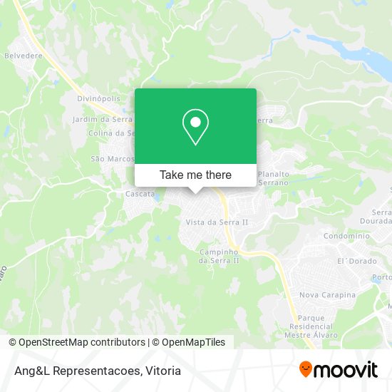 Ang&L Representacoes map