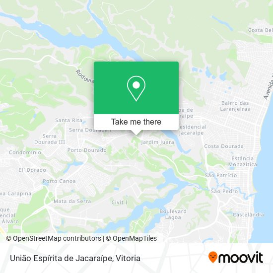 União Espírita de Jacaraípe map