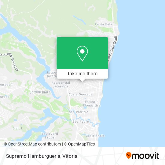 Supremo Hamburgueria map
