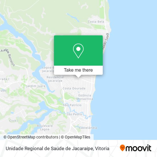 Unidade Regional de Saúde de Jacaraípe map